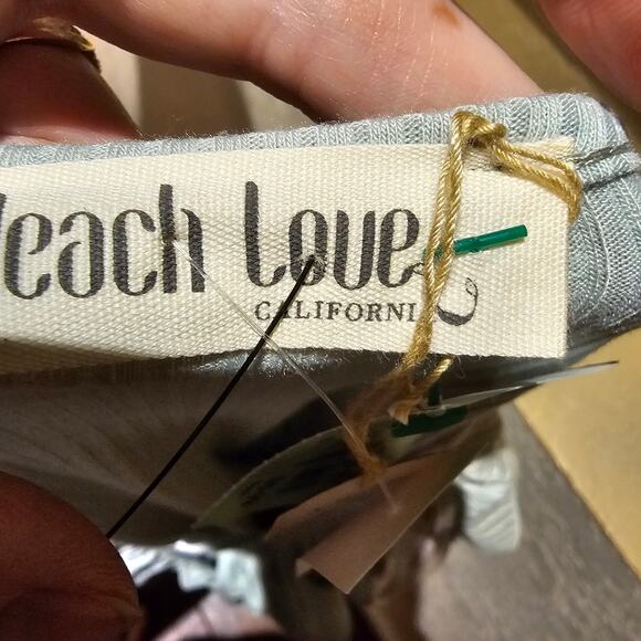 Peach Love California Sage Peplum Top NWT S Feminine Romantic Soft Girl Style - Picture 6 of 11